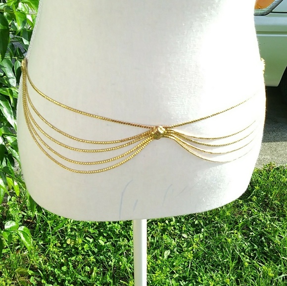 christian dior chain belt